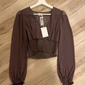 Aritzia Wistful blouse in small